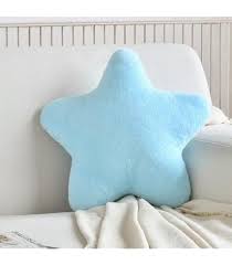 Miila Star Pillow White Soft Plush Cushion Nursery Decor