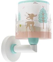Dalber Childrens Wall Lamp Loving Deer Fairytale Nursery Light