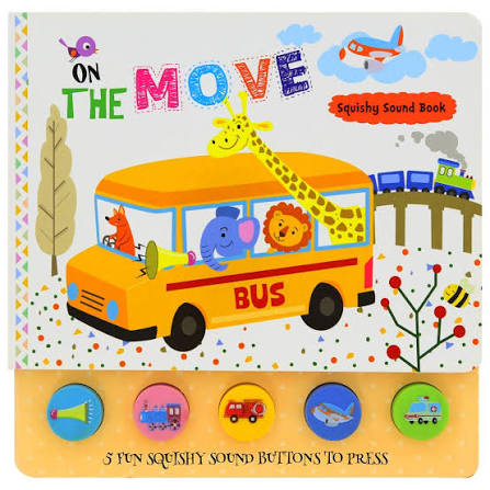 Squishy Sound Book- On the Move - Bus