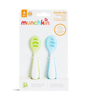 Munchkin Gentle Dip Baby Spoons for Self Feeding and Baby Led Weaning