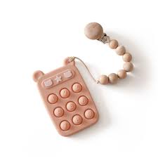 Moonkie Silicone Press Phone Teething Toy