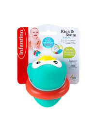 Infantino Kick & Swim Bath Pal Penguin Wind-Up Toy