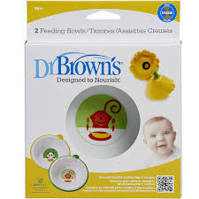 Dr. Brown's Bowls 2 Pack Extra Deep Spill-Resistant