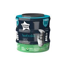 Tommee Tippee T&C 3 Pack Refill Cassette For Nappy Bin