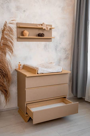 Faktum Sienna Cappuccino 3-Drawer Nursery Dresser