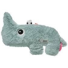 Done By Deer Cuddle Cute Nozo Blue Burp Cloth