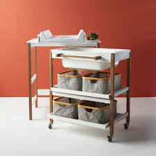 Quax Smart Changing Table With Tube White Natural