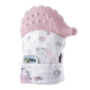 Babyjem Baby Teethering Gloves Hedgehog Blue