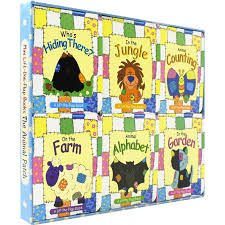 Mini Ltf Books Tray Patchwork Lift The Flap Board Book