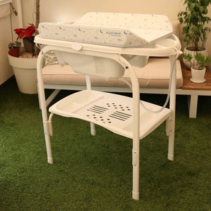Plastimyr Ergonomic Bath White Stars Baby Bathtub
