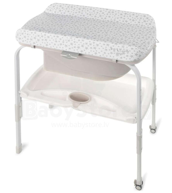 Jane Flip Bath 2-in-1 Baby Bathtub And Changing Unit Grey Stars