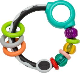 Infantino Shake & Spin Rattling Ring Baby Toy