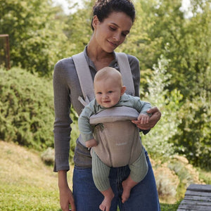 Inglesina Front Ergonomic Baby Carrier Beige Walking Comfortable
