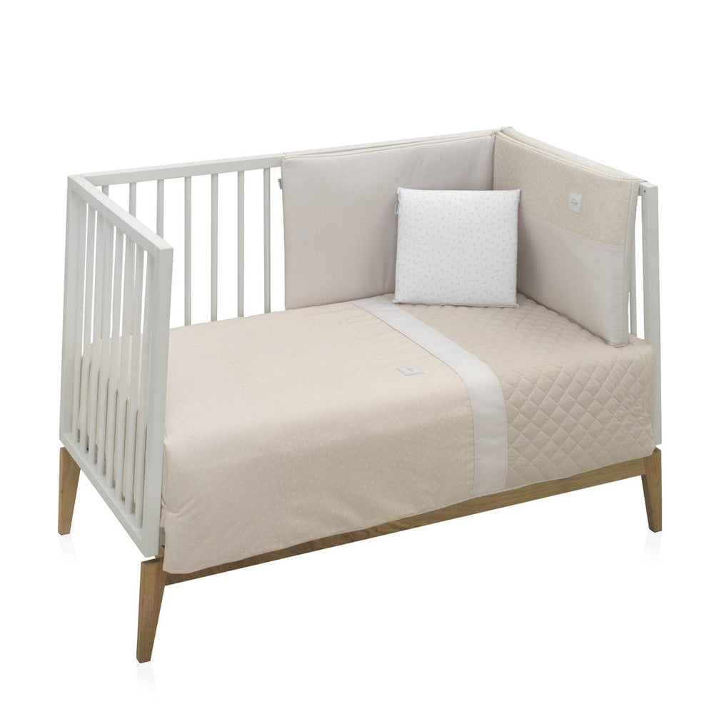 Cambrass Set Quilt Cover Cot fresco Beige Bedding Set