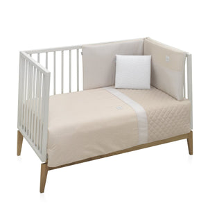 Cambrass Set Quilt Cover Cot fresco Beige Bedding Set