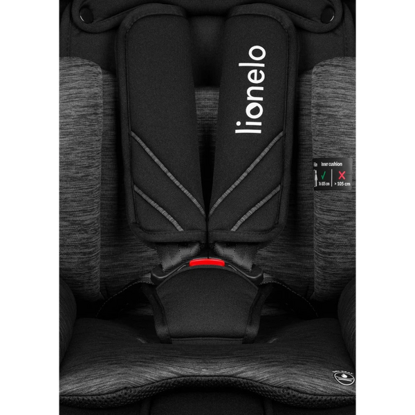 Lionelo Levi One i-Size Car Seat Black Grey