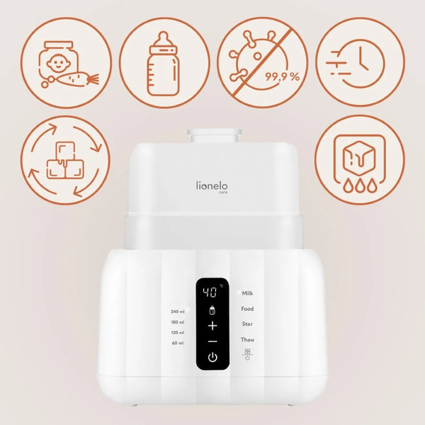 Lionelo Thermup Duo Double Bottle Warmer & Sterilizer