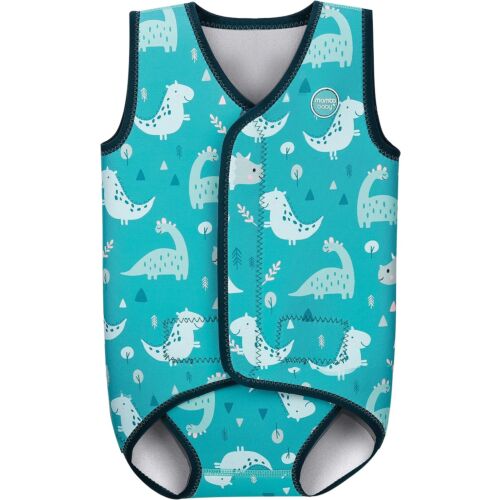 Mambobaby Baby Thermal Wetsuit - Blue Dinosaur