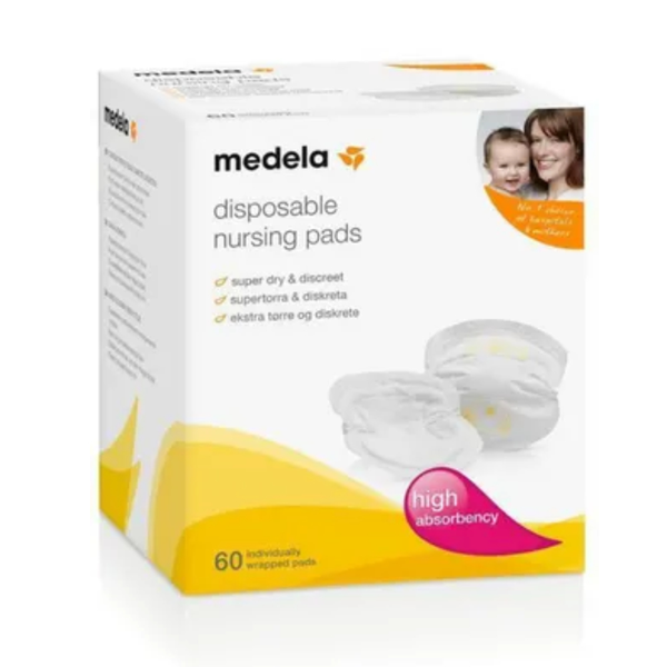 Medela Disposable Nursing Pads 60-Pack Ultra Absorbent