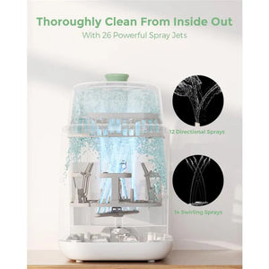 Momcozy 3-in-1 Baby Bottle Washer - Automatic Sterilizer & Dryer for Pump Parts