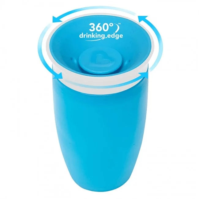 Munchkin Miracle 360° Sippy Cup with Lid 10oz – Blue