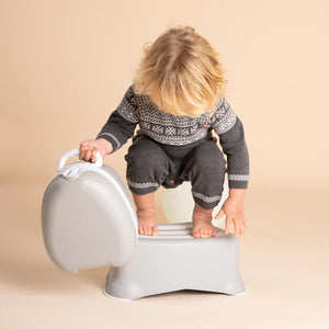 my carry potty travel potty pearl grey
