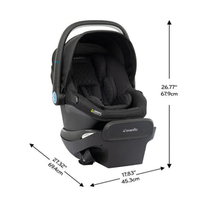 Evenflo® Revolve180™ LiteMax™ NXT Rotational Infant Car Seat with SensorySoothe™