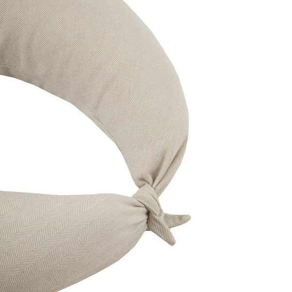 Cambrass Lino Collection Big nursing Pillow Beige  80X185