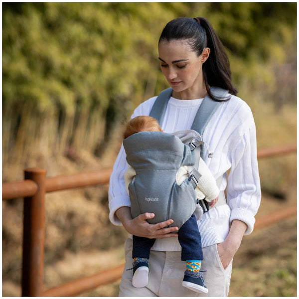 Inglesina Front Ergonomic Baby Carrier Beige Walking Comfortable