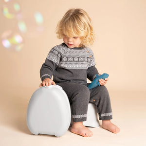 my carry potty travel potty pearl grey