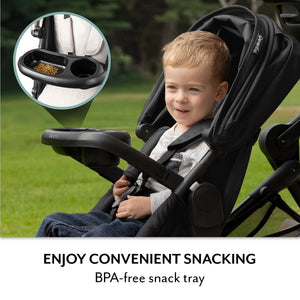 Evenflo Pivot Xpand NXT Travel System with LiteMax NXT Infant Car Seat | Single to Double Stroller
