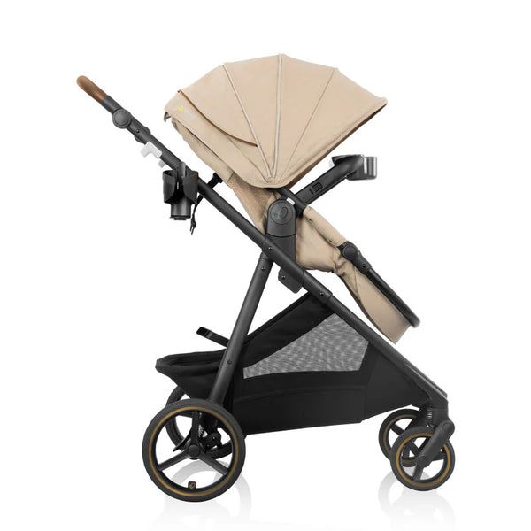 Evenflo® Shyft™ Intuiti+ Travel System with Revolve180™ LiteMax™ NXT &amp; SensorySoothe™ travertine