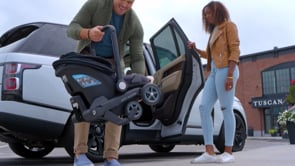 Evenflo® Shyft™ DualRide™ Infant Car Seat - Stroller Combo with Carryall Storage Beaufort Black