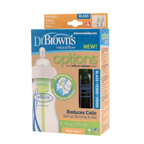 DR. BROWN'S 2 GLASS BOTTLE PACK 270ML