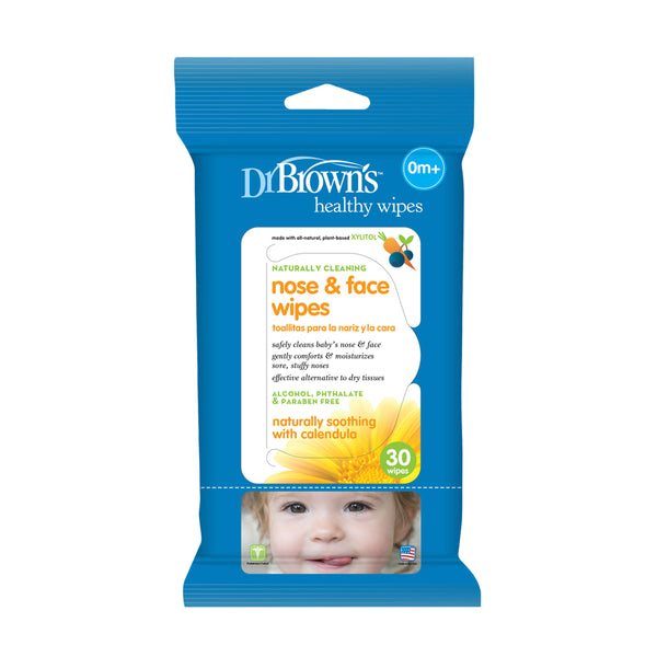 DR. BROWN'S NOSE & FACE WIPES