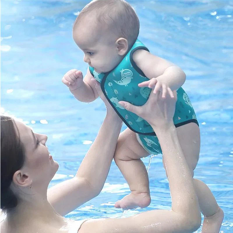 Mambobaby Baby Thermal Wetsuit - Pink Unicorn Small