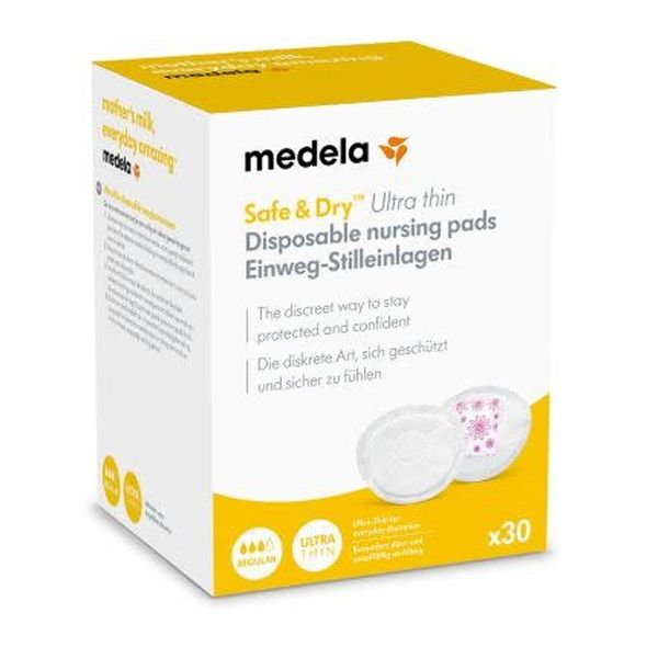 Safe & Dry Breast-Pads of Single Use Ultra-Thin 30 Pads
