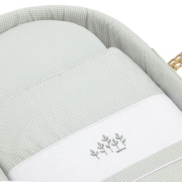 Cambrass quilted basket une mini windsord mint + stand