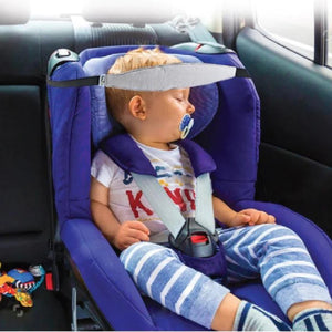 Babyjem Grey Velvet Headrest Carseat Neck Support