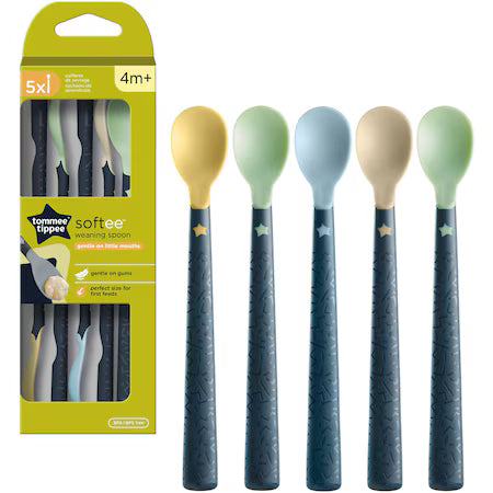 Tommee Tippee Softee Weaning Spoon Set Antibacterial