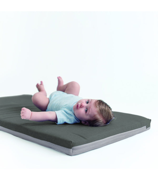 Olmitos Inflatable Mattress For Cot Grey Supportive Sleep