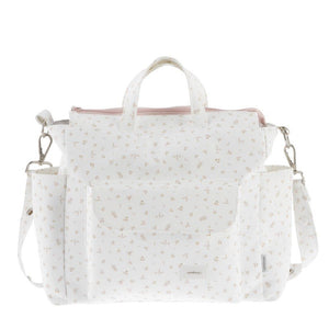 Cambrass Maternity Bagpack Aura Beige Floral Diaper Bag