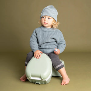 my carry potty travel potty sage green