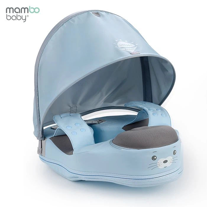 Mambobaby Waist Baby Float W/ Canopy - Seal
