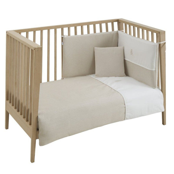 Cambrass Fresco 2-Piece Quilt Cover Cot Set Beige