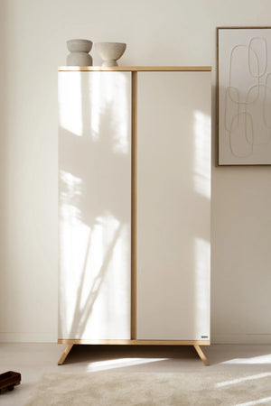 Faktum Sienna Cashmere 2-Door Wardrobe – Modern Push-Open Doors