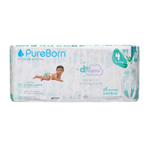 Pureborn Double Pack Day Dreams Training Pants Made with bio-based bamboo material - Ultra-Soft