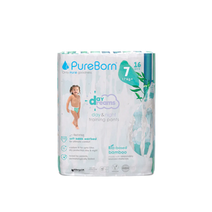 Pureborn Single Pack Day Dreams Training Pants Made with bio-based bamboo material - Ultra-Soft