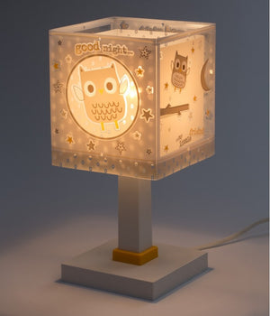 Dalber Childrens Table Lamp Good Night Glow Shade