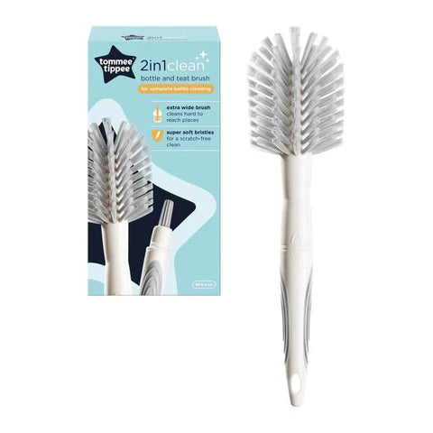 Tommee Tippee Bottle Brush 2 In 1 Cleaner For Bottles